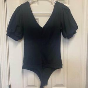 Black Thong Bodysuit
